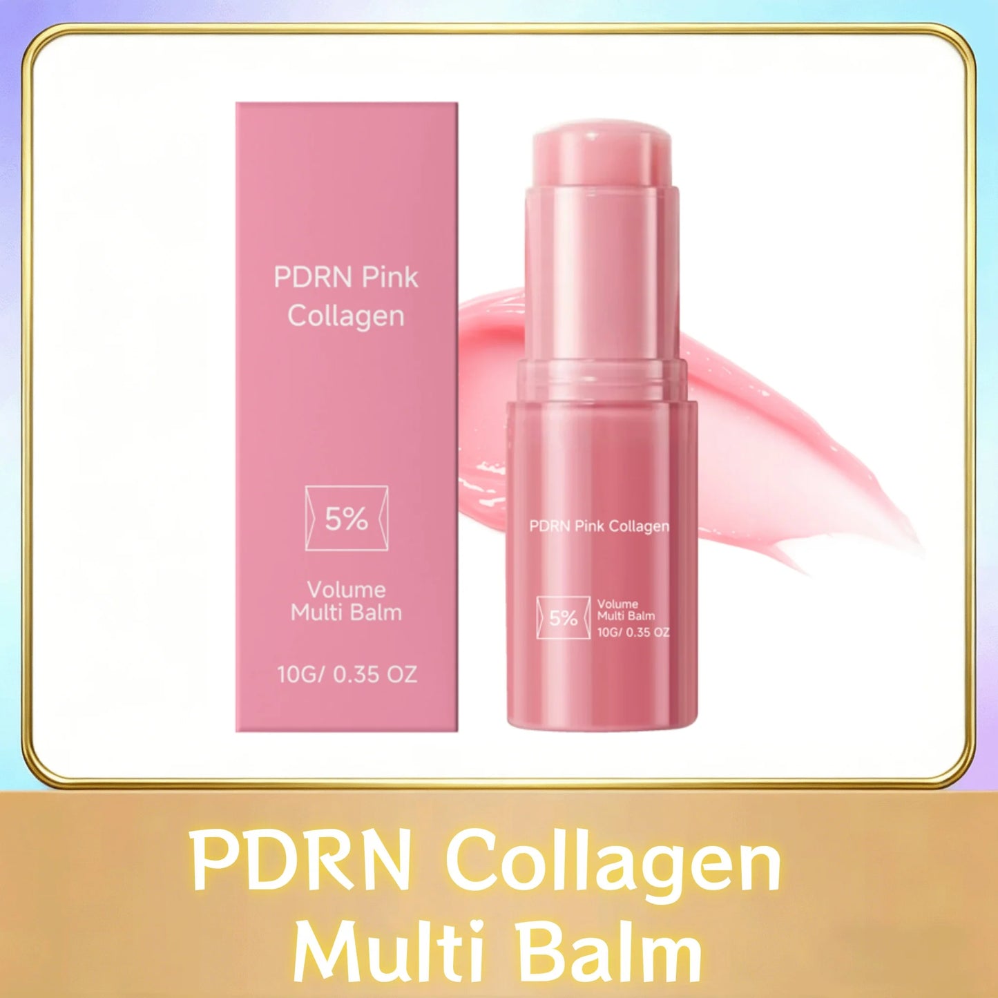 PDRN Collagen Multi Balm Face Lip Multi Use Reduce Wrinkle Improve Dryness Nourish Skin Barrier Repair Fine Lines Skin Care Balm