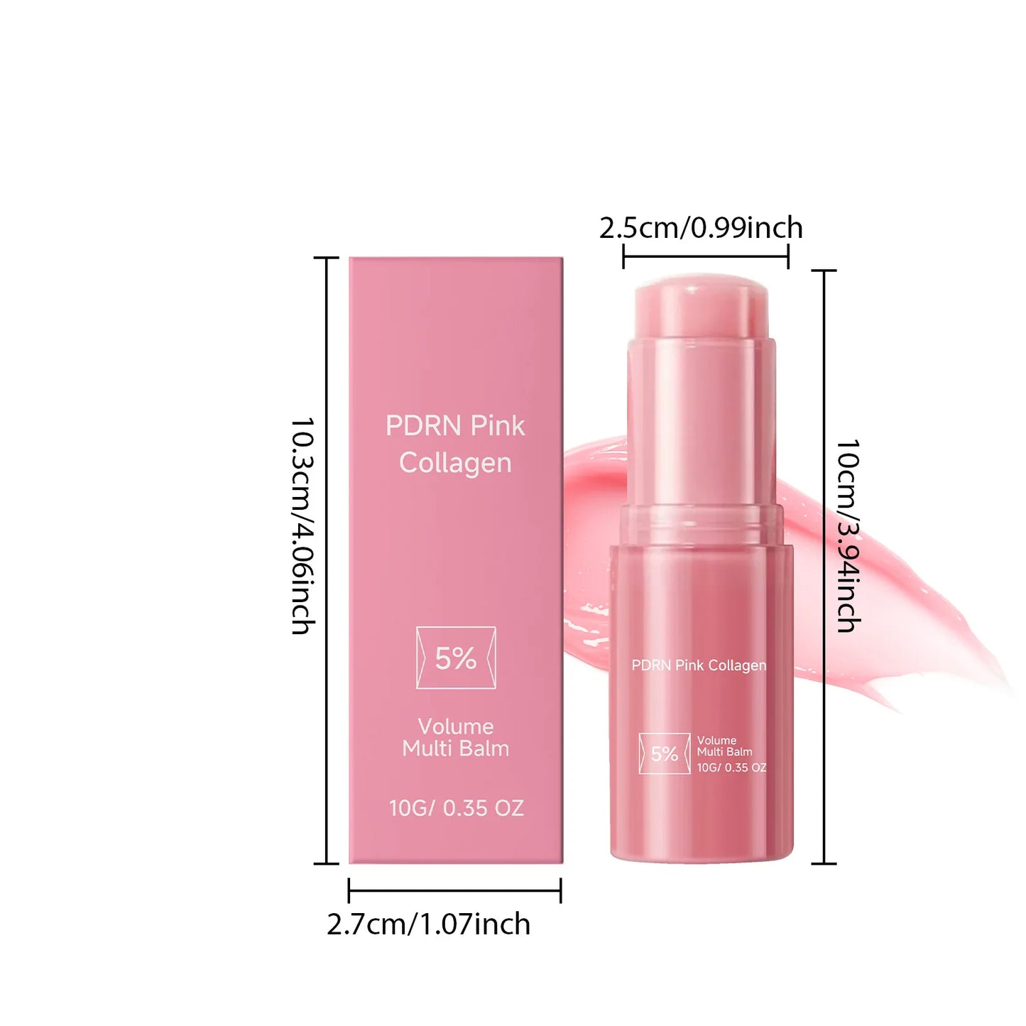 PDRN Collagen Multi Balm Face Lip Multi Use Reduce Wrinkle Improve Dryness Nourish Skin Barrier Repair Fine Lines Skin Care Balm